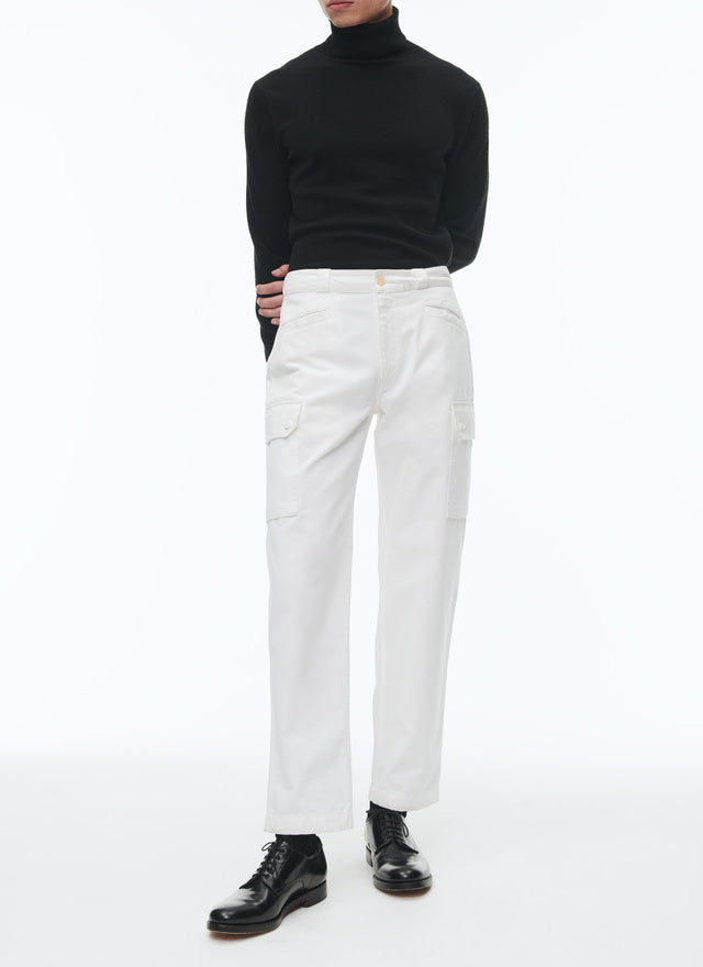 Cotton cargo trousers with multipockets