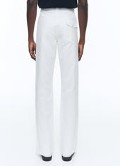 Cotton Gabardine Flare Trousers