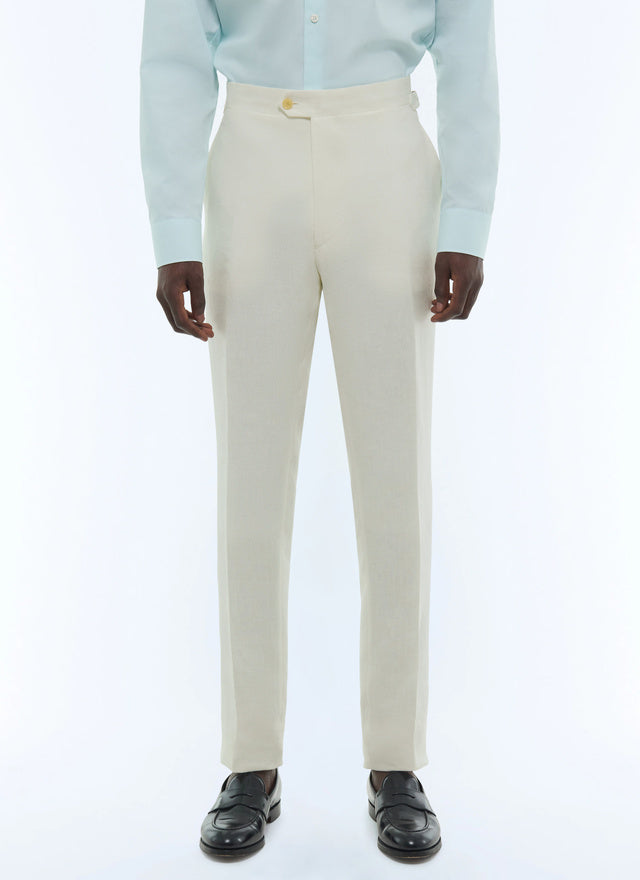 Fitted Linen Pants