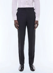 Virgin wool faille tuxedo trousers