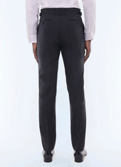 Virgin wool faille tuxedo trousers