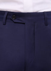 Large pants in wool twill