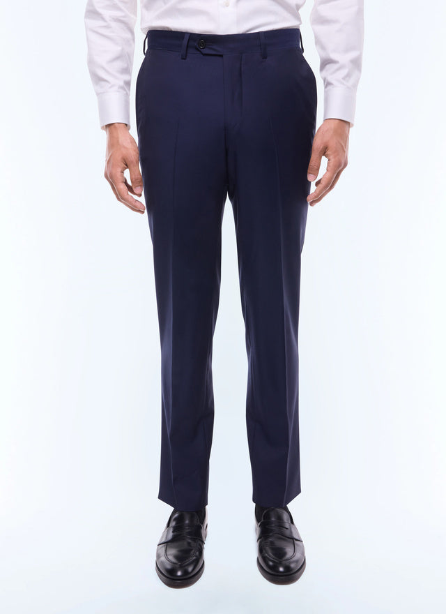 Large Pants In Wool Twill