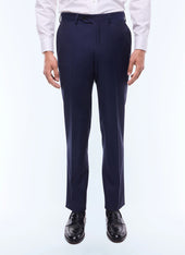 Large pants in wool twill