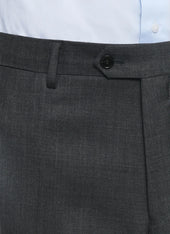 End-on-end virgin wool large trousers