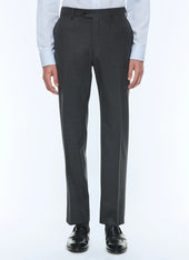 End-on-end virgin wool large trousers