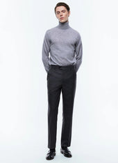 Slim fit pants in certified wool