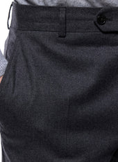Slim Fit Pants In Certified Wool