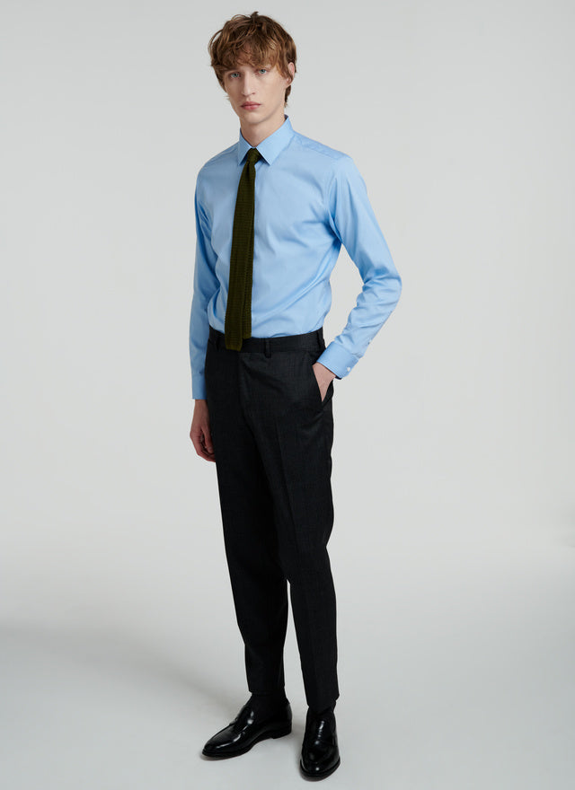End On End Wool Trousers