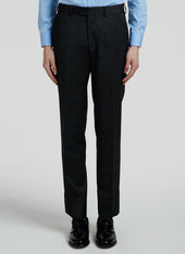 End On End Wool Trousers