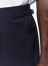 Certified wool fitted pants