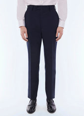 Wool fitted suit pants