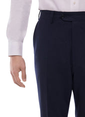 Wool Fitted Suit Pants