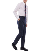 Wool Fitted Suit Pants