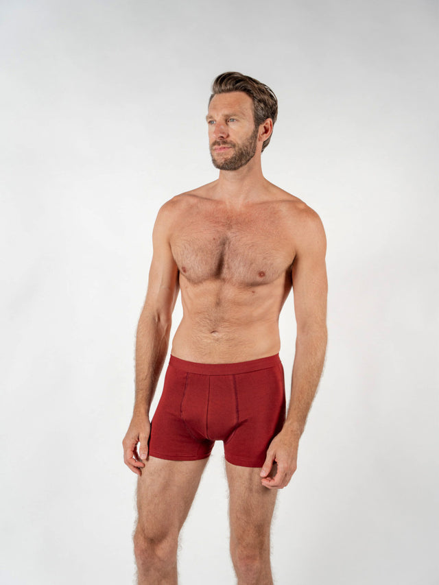 Trunks organic cotton - Burgundy