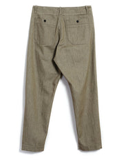 Trygve Wide Cut Cropped Trousers Safari