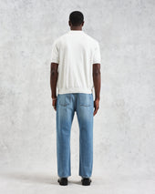 Turin Slub Knitted Cotton Linen Polo