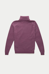 Crown Cashmere Knitted Long Sleeve Turtleneck Rudbeckia