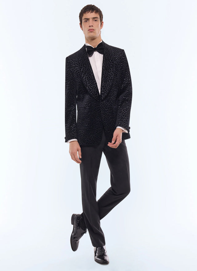 Patterned Velvet Tuxedo