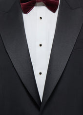 Wool fitted tuxedo