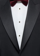 Wool fitted tuxedo jacket