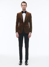 Velvet fitted tuxedo