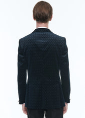 Velvet Shawl Collar Tuxedo Jacket
