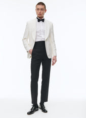 Fitted wool tuxedo