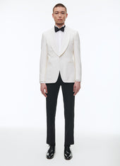 Fitted wool tuxedo