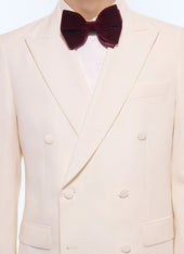 Wool double-breasted tuxedo