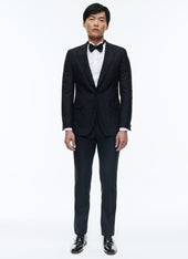 Virgin Wool Faille Fitted Tuxedo