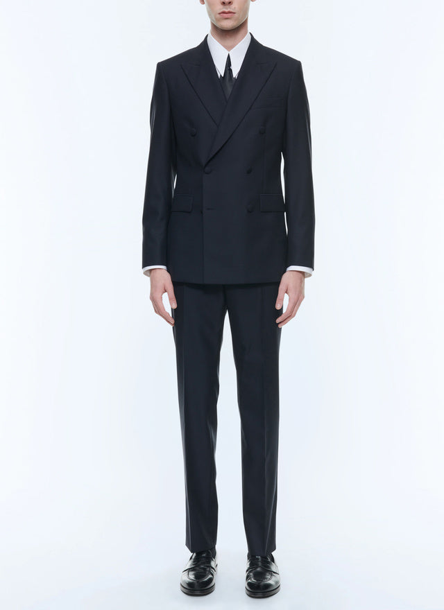 Wool Faille Double Breasted Tuxedo
