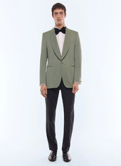 Fitted wool tuxedo