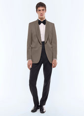 Wool shawl collar tuxedo jacket