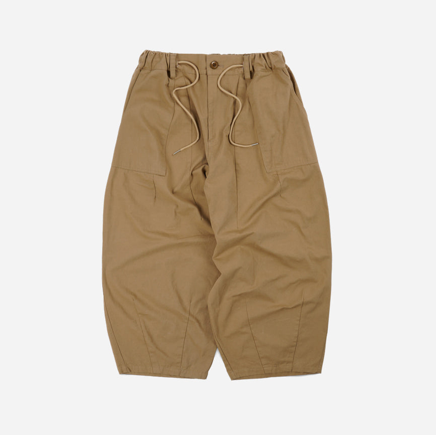 Twill Balloon Pants Beige