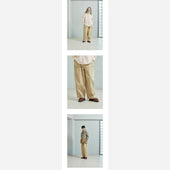 Twill Balloon Pants Beige