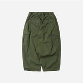 Twill Cargo Balloon Pants