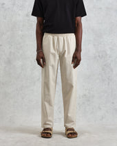 Tyne Natural Cotton Linen Ripstop Trousers