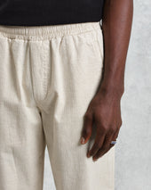 Tyne Natural Cotton Linen Ripstop Trousers