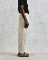 Tyne Natural Cotton Linen Ripstop Trousers