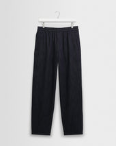 Tyne - Navy Wool-Blend Trousers