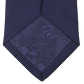 Seven Fold Plain Satin Silk Tie