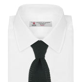 Green Knitted Silk Tie