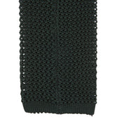 Green Knitted Silk Tie