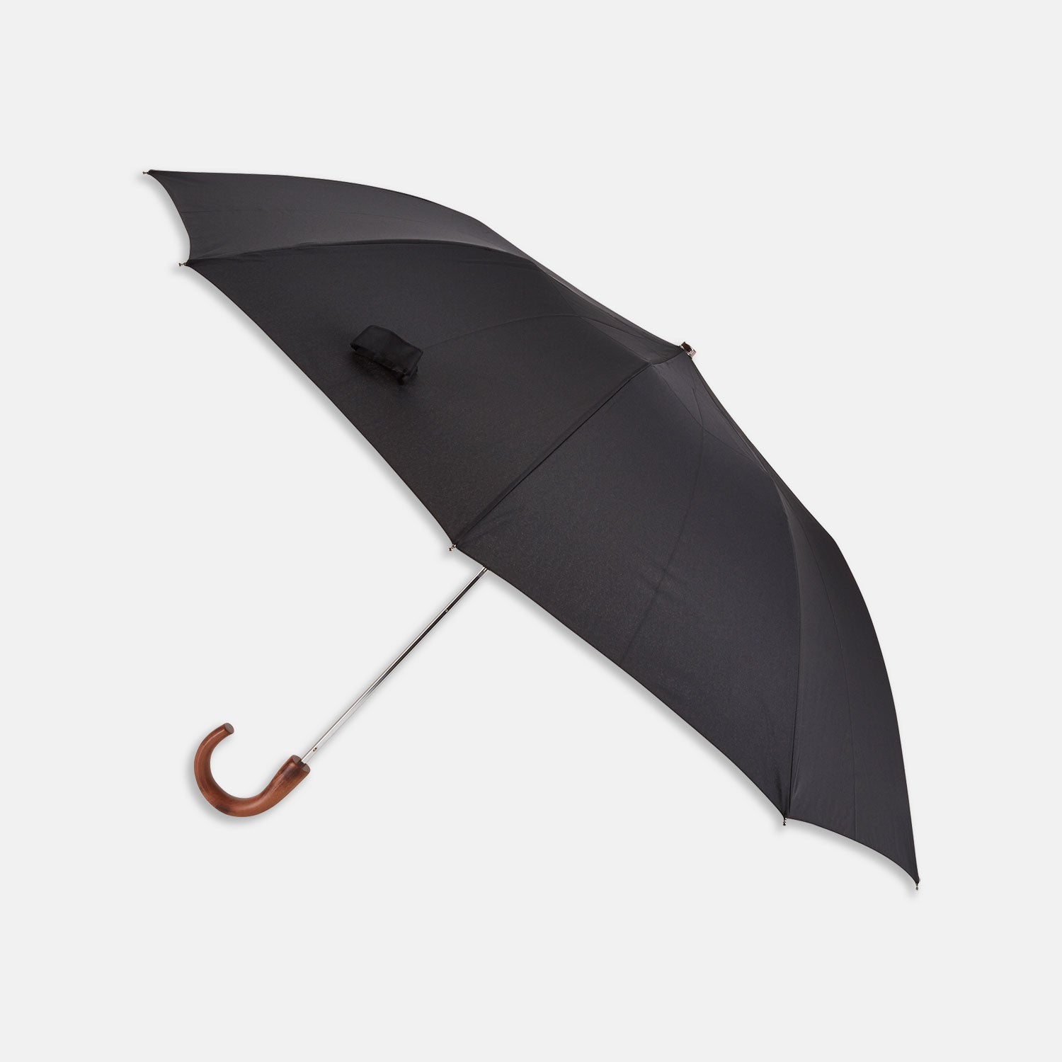 Telescopic Umbrella With Black Maple Crook