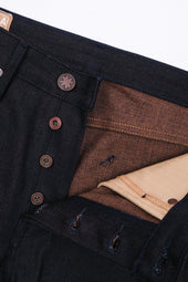 Portola Classic Taper 16 Ounce Indigo Brown Denim