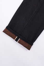 Portola Classic Taper 16 Ounce Indigo Brown Denim