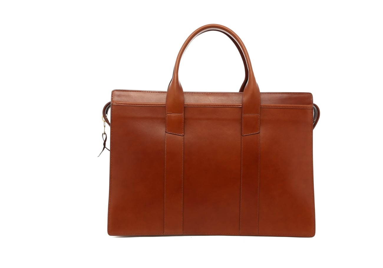Double Zip-Top - Roasted Peacan - Belting Leather