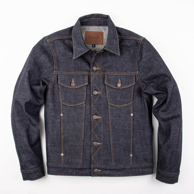 Classic Denim Jacket 17 Ounce Indigo Slub Denim