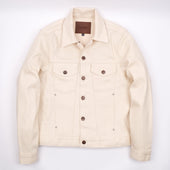 Classic Denim Jacket 14 ounce Natural Ecru